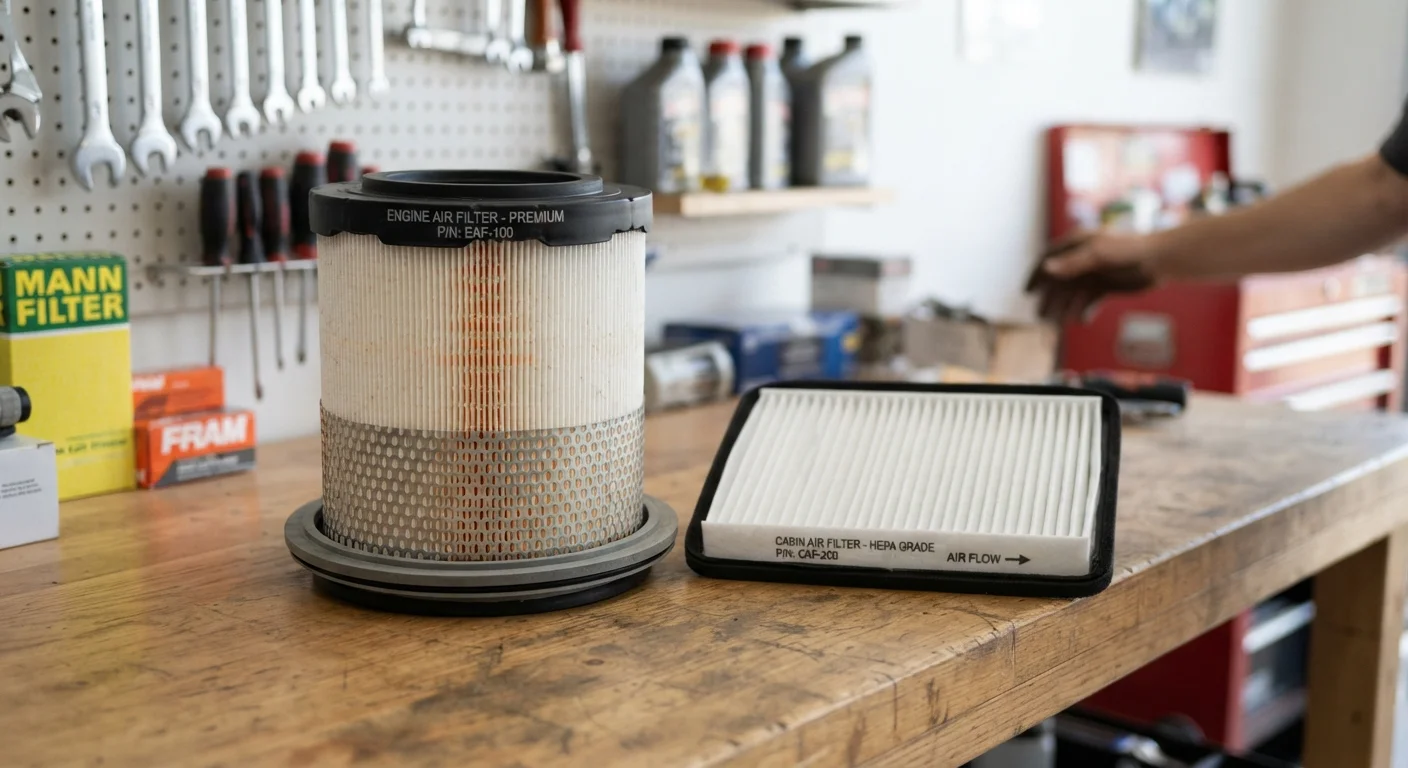 Cabin Air Filter vs. Engine Air Filter: Two Parts, Very Different Jobs
