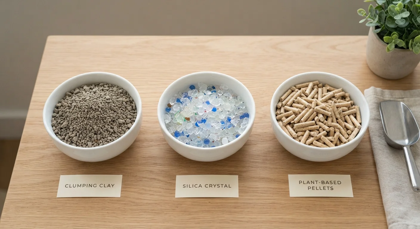 Cat Litter Types Compared: Clumping, Crystal, and Natural Options