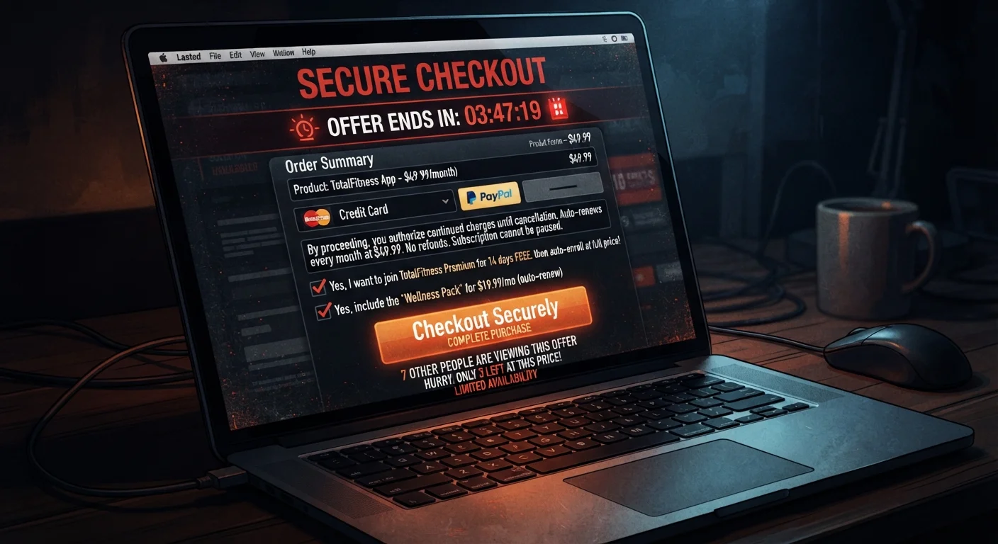Dark Patterns on Shopping Websites and How to Navigate Around Them