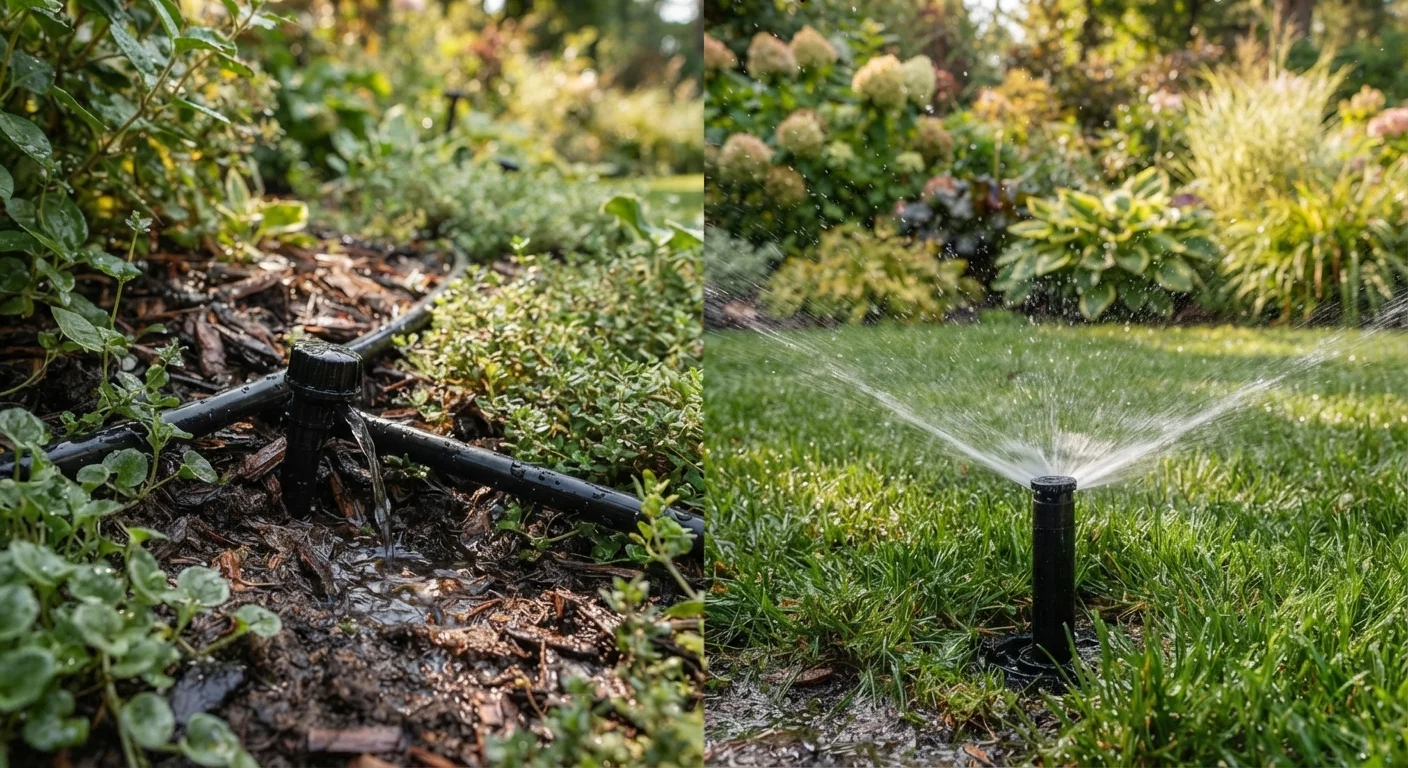 Drip Irrigation vs. Sprinkler Systems: Water Efficiency and What Each Does Well