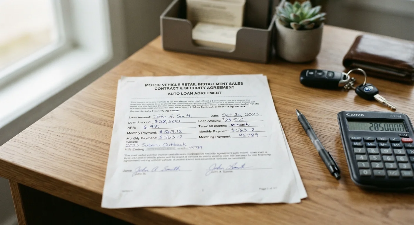 How Auto Loan Interest Works — and Why the APR Matters More Than the Monthly Payment