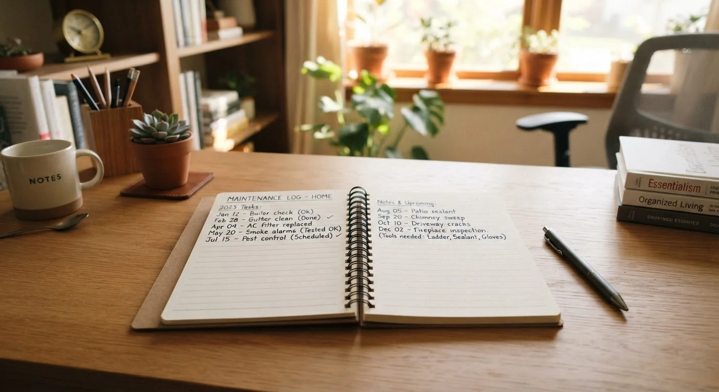 Keeping a Home Maintenance Log: Why It Pays Off Long-Term