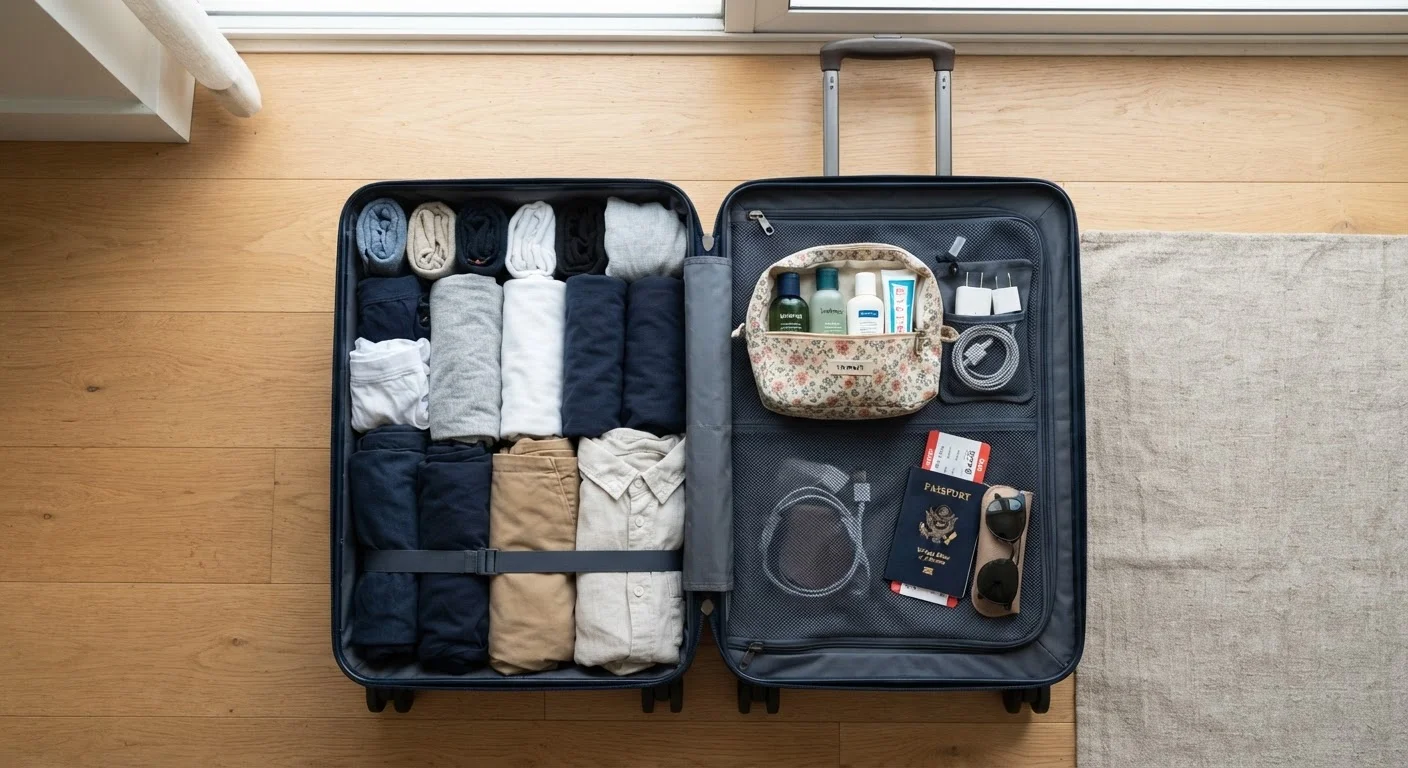 Packing Light for a Week-Long Trip Without Checking a Bag