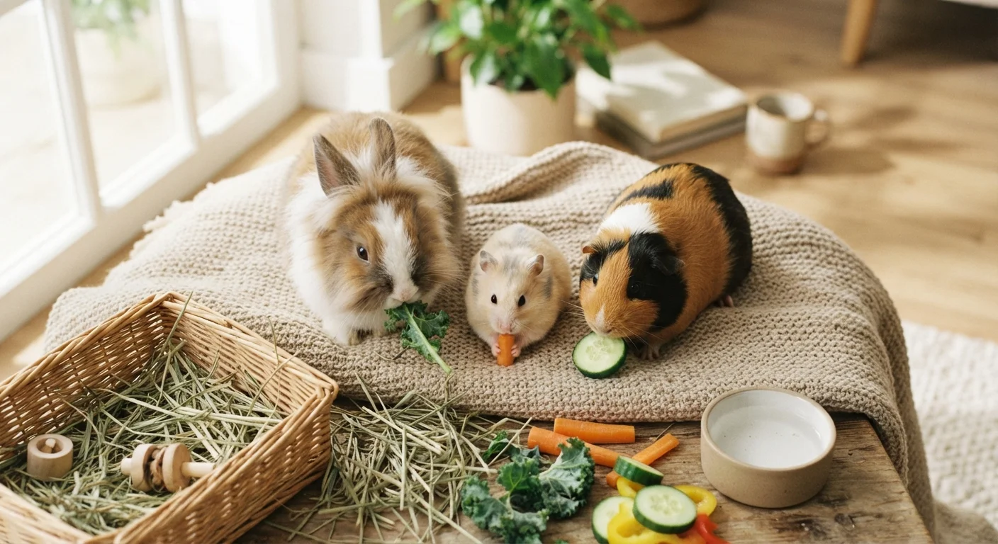 Small Pet Care Reference: Key Facts for Rabbits, Guinea Pigs, and Hamsters