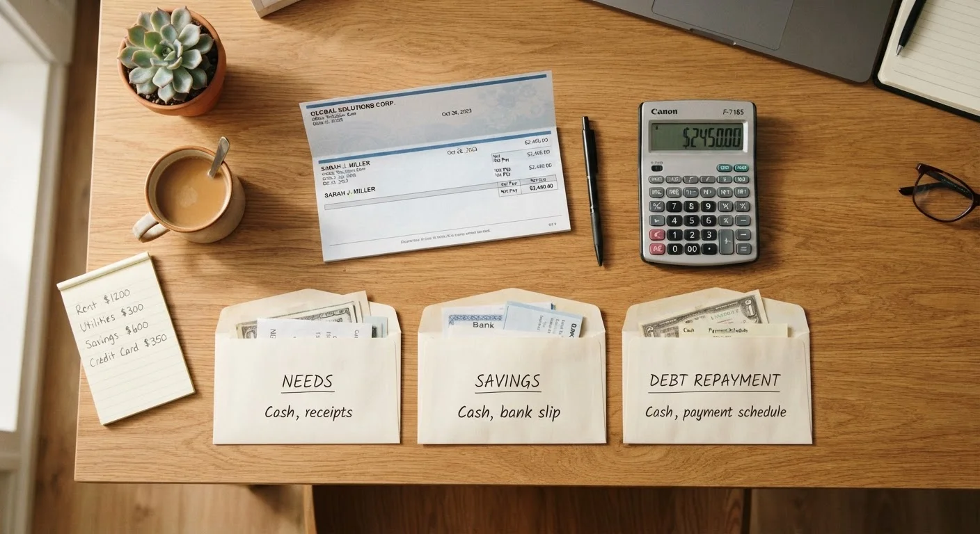 Splitting Your Paycheck Strategically: Needs, Savings, and Debt
