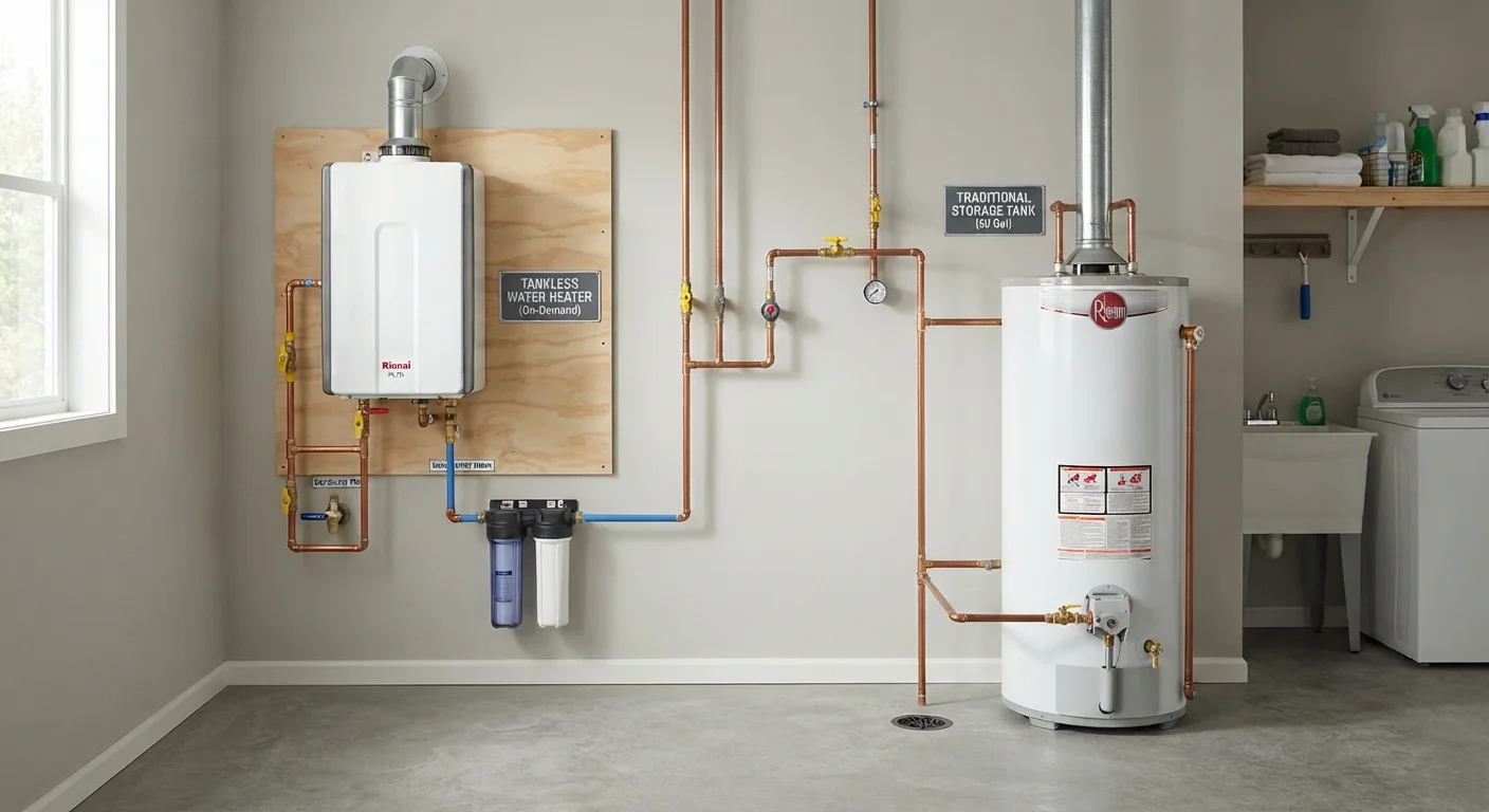 Tankless vs. Traditional Water Heaters: Maintenance Differences That Matter