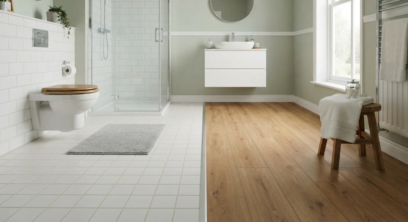 Tile vs. Luxury Vinyl Plank: Weighing the Real Differences for Wet Areas