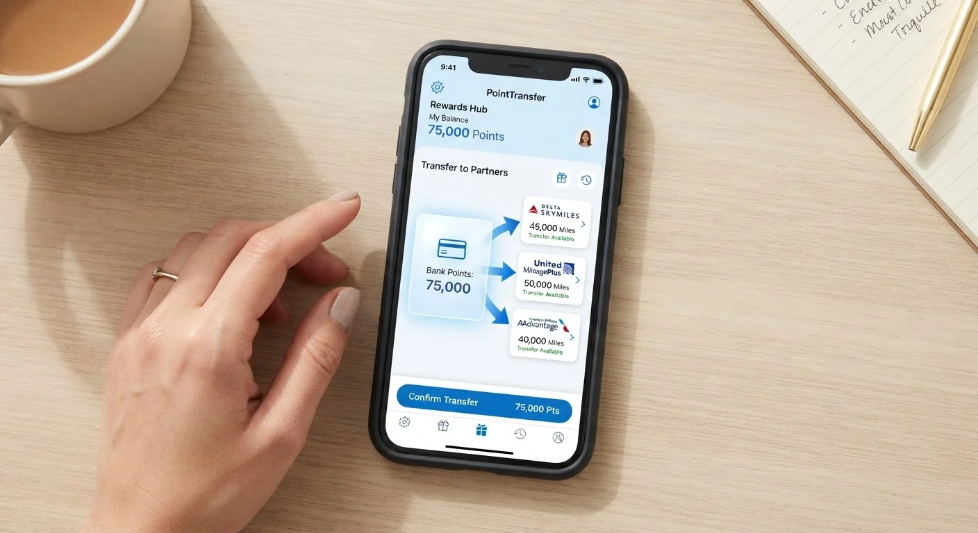 Transferring Points to Airline Partners: A Practical Walkthrough