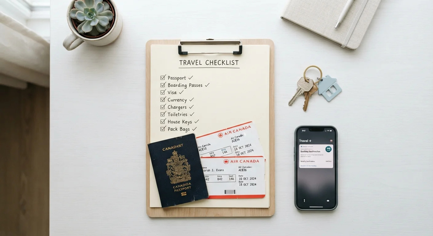 Your Pre-Trip Checklist: What to Confirm Before You Leave Home